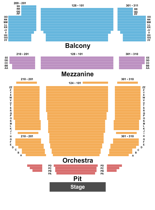 Popejoy Hall The Outsiders Seating Chart